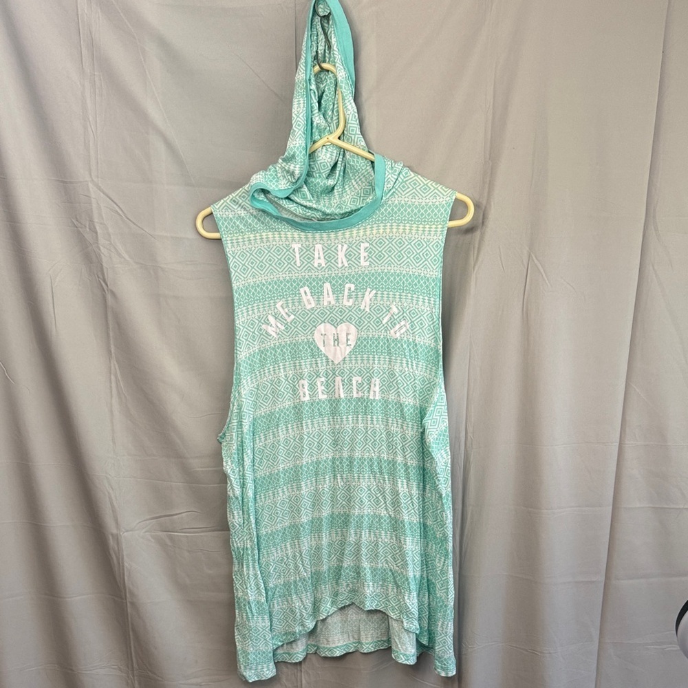 Victoria’s Secret Take Me Back To The Beach" sleeveless swim cover